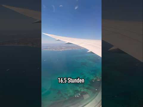 16,5 Stunden Economy Class! Nonstop Europa-Australien! AeroNews #shorts