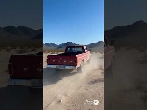 Took the Ford to the desert. #ford #f350 #desert #lamborghini #subscribe #viral #ai
