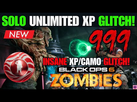 BO6 GLITCH - NEW SOLO UNLIMITED XP GLITCH AFTER PATCH (INSANE GODMODE XP GLITCH) BO6 ZOMBIES GLITCH