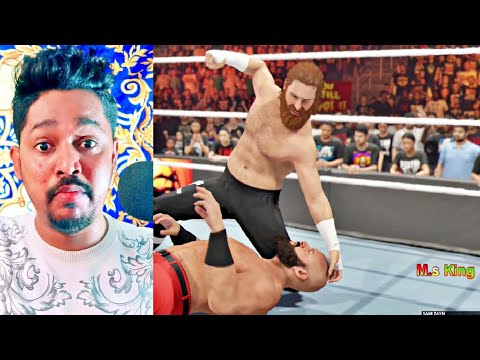 WWE 2K24 | Braun Strowman vs Sami Zayn Full Match on Hell in a Cell in Hindi Gameplay