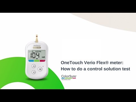 OneTouch Verio Flex® meter: How to do a control...