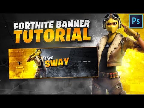 Tutorial: How To Make An EPIC Fortnite Banner In Photoshop! 🎨 (EASY)