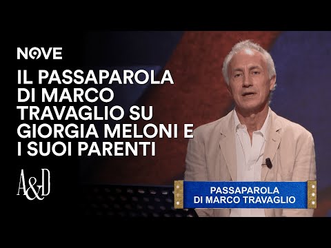 Il Passaparola di Marco Travaglio su Giorgia Meloni e i suoi parenti | Accordi e Disaccordi