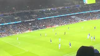Man City fans sing Bernardo Silva’s chant