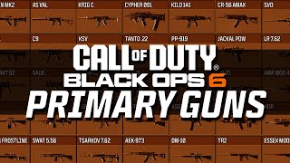 Ranking Every Primary Weapon in Black Ops 6!