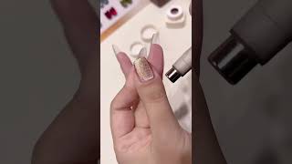 Crimson Stardust Nail Reveal ✨💅