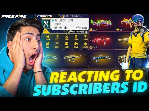 Reacting To My Subscribers IDs AnD Collection😱😍1-10 Rating [A_s Gaming] - Free Fire Max