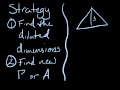 Calculating Area and Perimeter of Dilated Objects