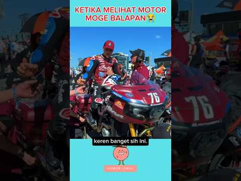 KETIKA BALAPAN MOTOR MOGE #viralvideo