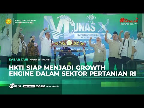 Wamentan Sudaryono Selaku Ketua HKTI Baru Resmi Tutup MUNAS HKTI