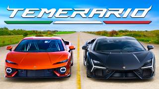 FIRST EVER Lambo Temerario v Revuelto DRAG RACE