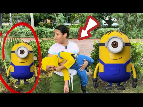 Encontramos a uno de los minions !! Increíble !!