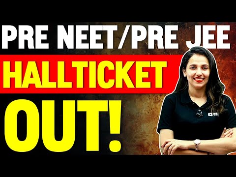 Pre NEET/Pre JEE Hallticket OUT! | Examwinner Pre NEET/ Pre JEE | Link in Description