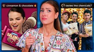 I Tested VIRAL Celebrity FOOD Brands 🍪 What's ACTUALLY Good?