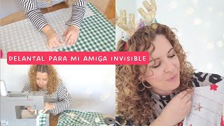 🎁 Cómo hacer un DELANTAL DE COCINA paso a paso || AMIGO INVISIBLE || MANDIL DE COCINA