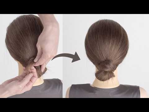 【ヘアアレンジ初心者さんにオススメ】王道のシンプルなシニヨンを作る3つの方法 / Easy Bun Tutorial