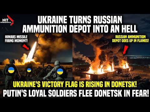 UNBELIEVABLE: Ukraine Destroys Russian Ammunition with US HIMARS Missiles!Donetsk is Being Liberated