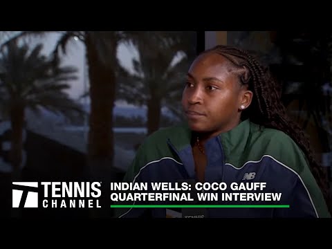 Coco Gauff Into the First Semifinal of Her Twenties | Indian Wells Quarterfinal Interview