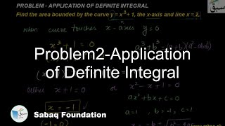 Problem2-Application of Definite Integral