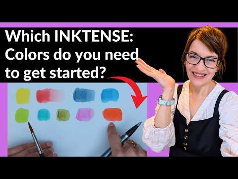 INKTENSE Pencils - Swatching and Choosing Colors!