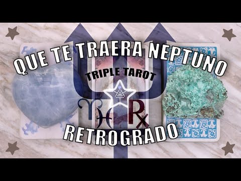 Qué te traerá Neptuno retrógrado? ♆🧚✨🧿Tarot interactivo atemporal