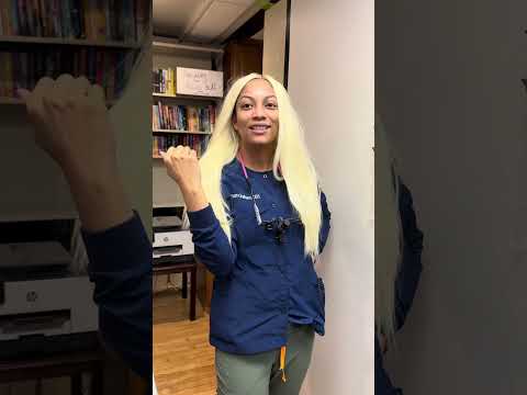 the real maddie please stand up #smilesolutions #drdelaware #mtb #dentalassistant #workbestie #wig