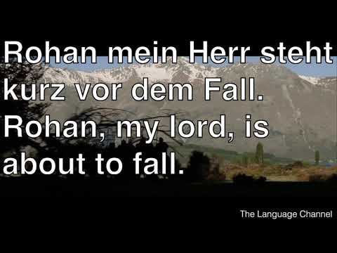 learn german with movies the lord of the rings 2 3