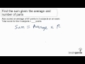 Multiplication and Average Calculations