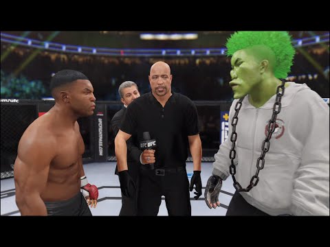 Mike Tyson vs. The Lizard - EA Sports UFC 4 - Boxing Kings 👑🥊