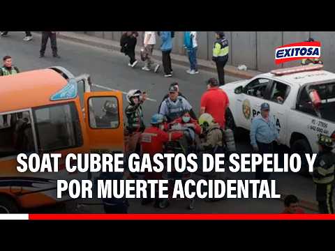 🔴🔵 SOAT paga hasta una UIT por sepelio y cuatro de indemnización por muerte, según Chávez de Piérola