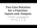 Understanding Functions and Two-Line Notation