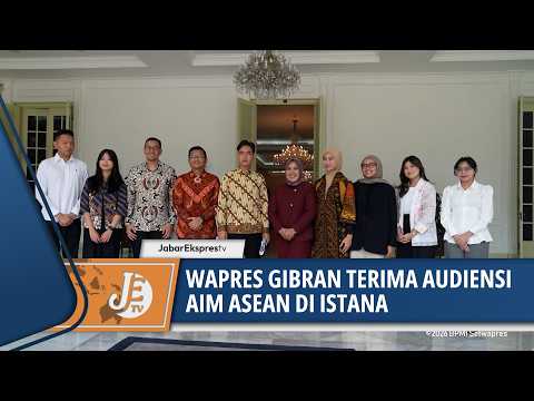 KEKUATAN REGIONAL, WAPRES GIBRAN TERIMA AUDIENSI AIM ASEAN DI ISTANA
