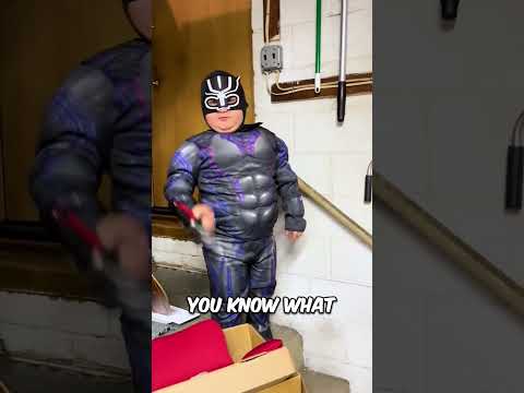 He wanted to help but then came back wearing this ?