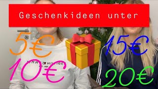 GESCHENKIDEEN UNTER 5€/10€/15€/20€ #VLOGMAS10 | MaLena