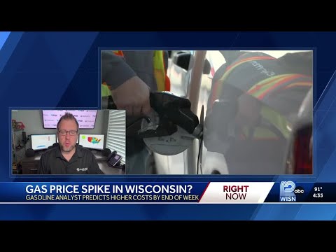 YouTube video thumbnail: Gas Price Spike in Wisconsin?