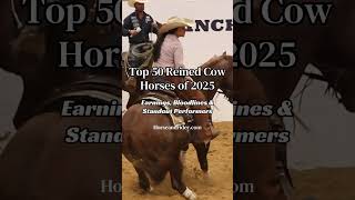 Top 50 Reined Cow Horses of 2025: Earnings, Bloodlines, and Standout Performers