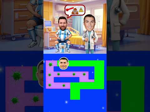 ¿Ronaldo logrará salvar a Messi del VIRUS😱🦠?-Ronaldo🐐,Messi🥶,Embappe🐢,Mrbeast💸🤩