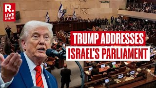 Trump LIVE: US President Addresses Israel's Parliament | Hostage Release | Israel-Hamas Deal