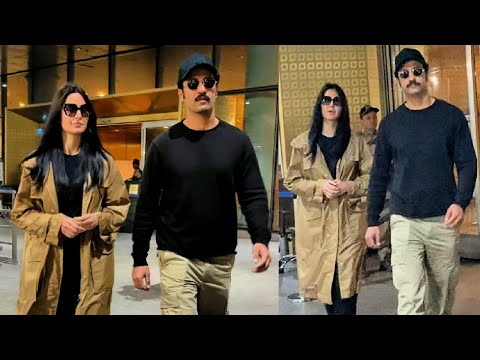 Katrina Kaif With Vicky Kaushal Spotted At Mumbai Airport After Romantic Vacation