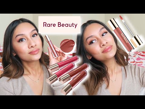 Rare Beauty Stay Vulnerable "Nearly Neutral" Glossy Lip Balm By Selena Gomez Review! | Hannah Feliza