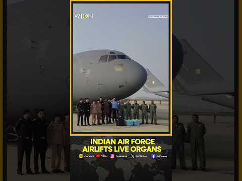Indian Air Force Airlifts Live Organs From Pune to Delhi Enabling Life-Saving Surgery | WION Shorts