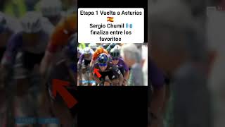 Sergio Chumil finaliza la primera etapa Vuelta Asturias. #Guatemala #ciclismo