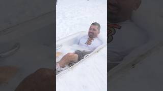 -20 derece karlı dağda jakuzi yaptık