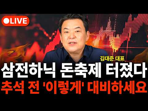 삼전하닉 돈축제 터졌다 추석 전 '이렇게' 대비하세요 (김대준 대표)