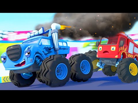 Monster Car Race Song | Good Habits | Nursery Rhymes & Kids Song | BabyBus - Cars World