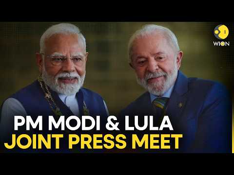 LIVE: PM Modi And Brazil’s President Lula Hold Joint Press Meet In New Delhi | WION