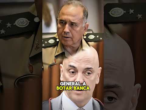 General acaba com Moraes e se recusa a ir a uma audiência.