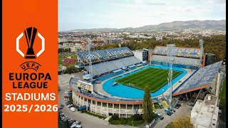 All stadiums in the UEFA Europa League 2025/2026