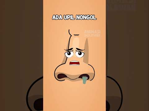 Ketika Upil Tak Disadari #animasidolewak #animasiorgantubuh