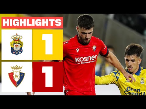 UD LAS PALMAS 1 - 1 CA OSASUNA I RESUMEN LALIGA EA SPORTS